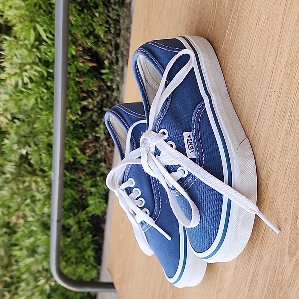 Vans Classic Blue and White Sneakers Size 12